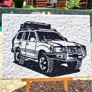 Land Cruiser 100 series beadwork